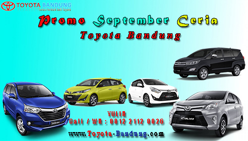 Promo September Ceria Toyota Bandung