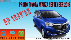 Promo Toyota Avanza September 2018