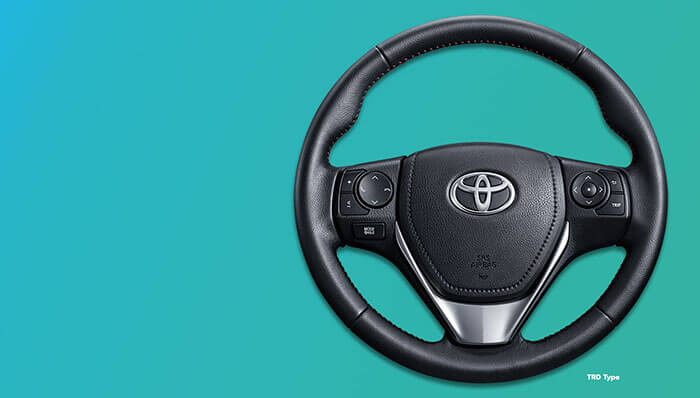 Leather Steering Wheel with Audio & TFT Switch